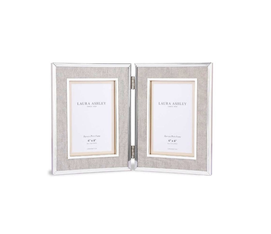 Фоторамка-книжка на два фото розміром по 10х15 см HARRISON DOUBLE LINEN